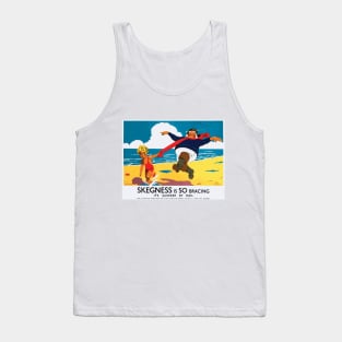 Vintage British Rail Travel Poster: Skegness Is So Bracing - It's Quicker by Rail Tank Top